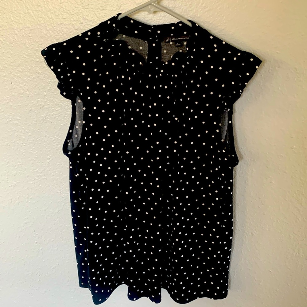 Black with polka dots dress shirt